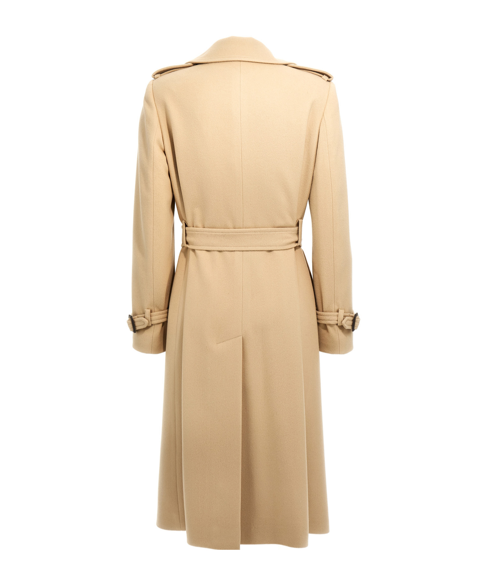 Tagliatore 'luanne' Belted Double-breasted Coat In Nude