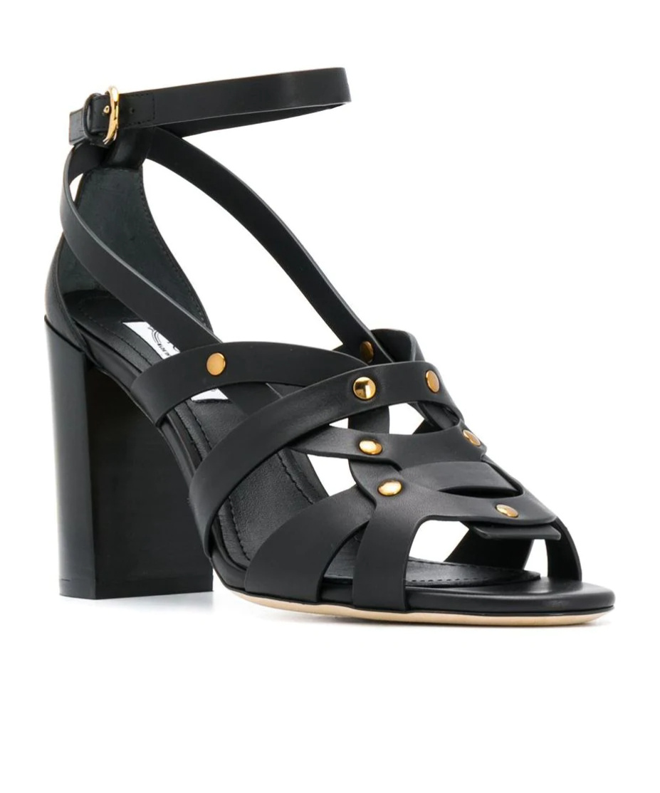 Tod's Open Toe Sandals In Black