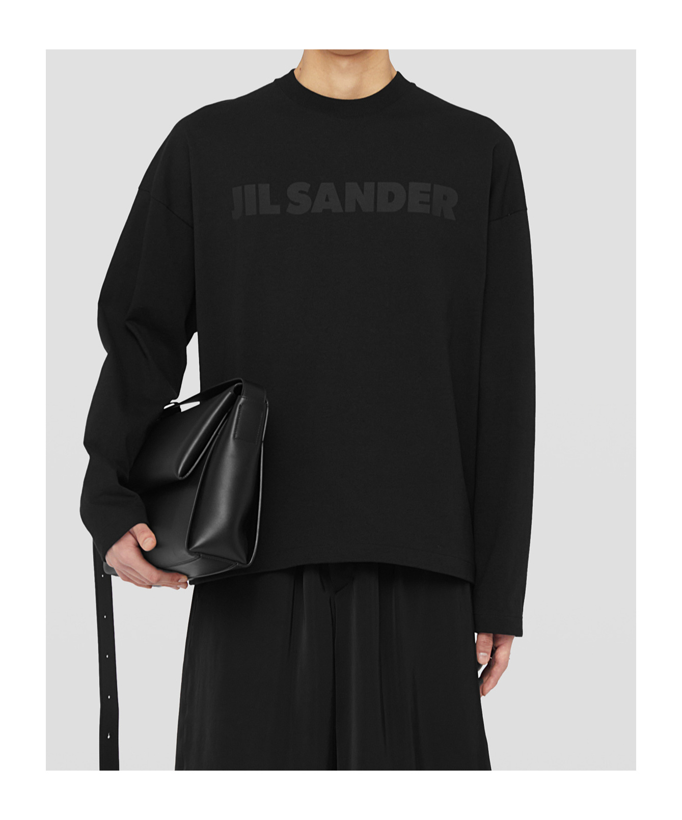 Jil Sander Logo-print T-shirt In Black