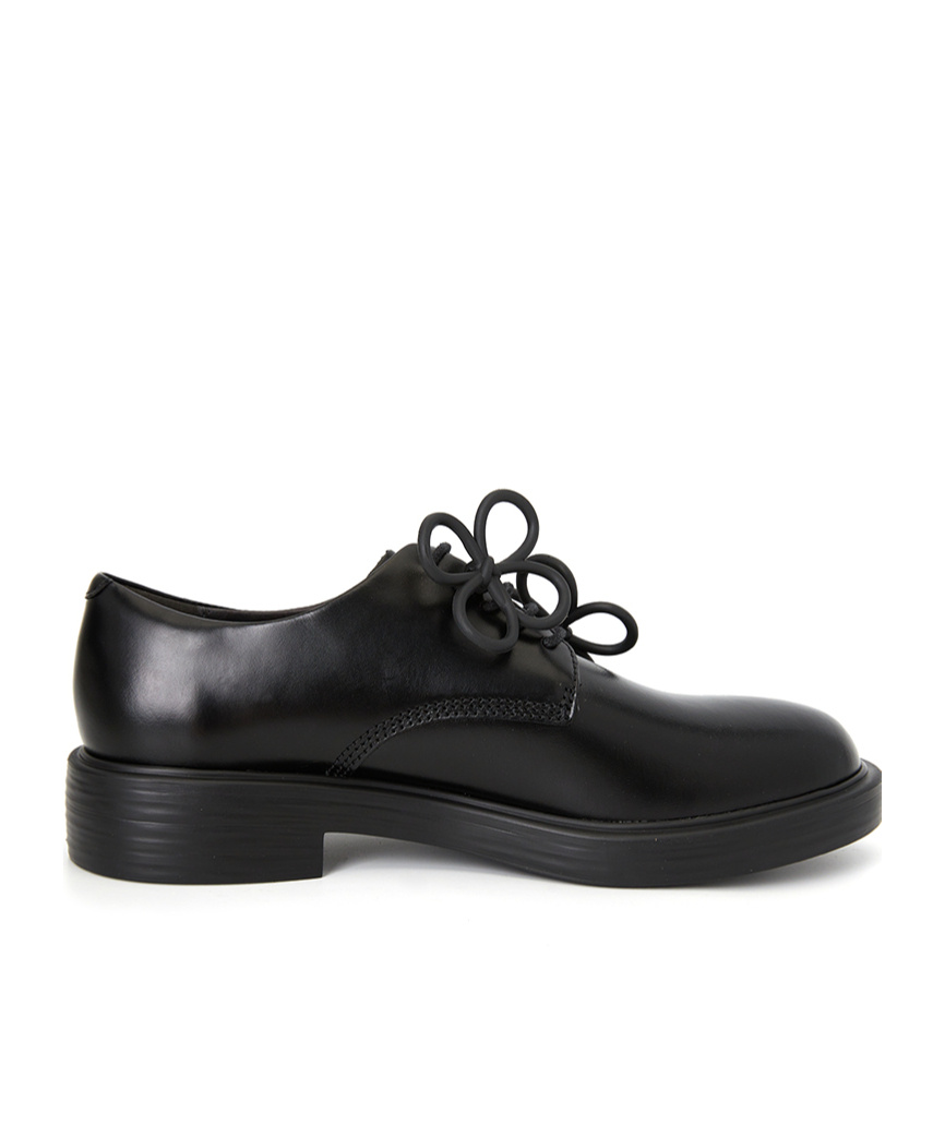 Camper Dean Floral-lace Brogues In Black