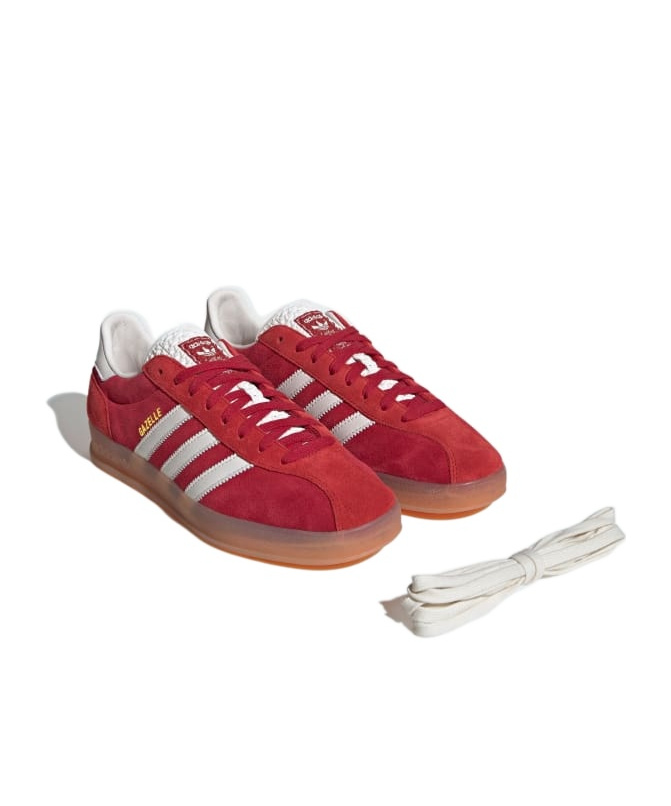 Adidas Originals Gazelle Indoor Sneakers In Red