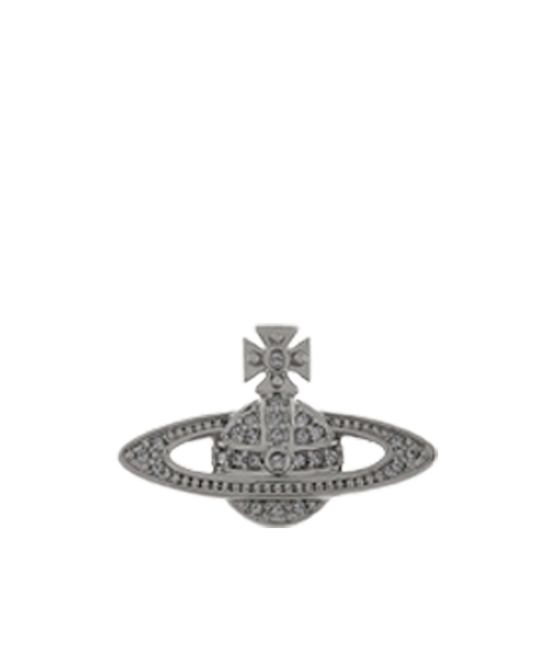 Vivienne Westwood Logo Pattern Earrings In Gray