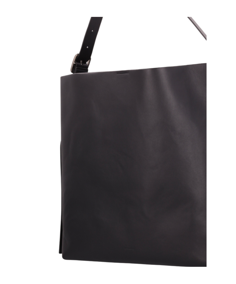 Jil Sander Adjustable Shoulder Bag In Black