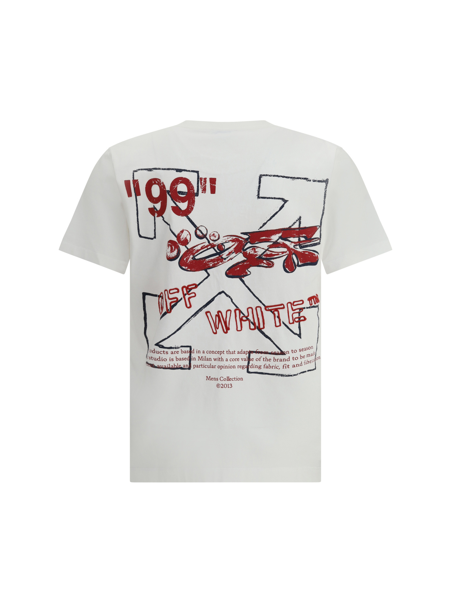 Off-white Stamp Arrow Short-sleeve T-shirt In White