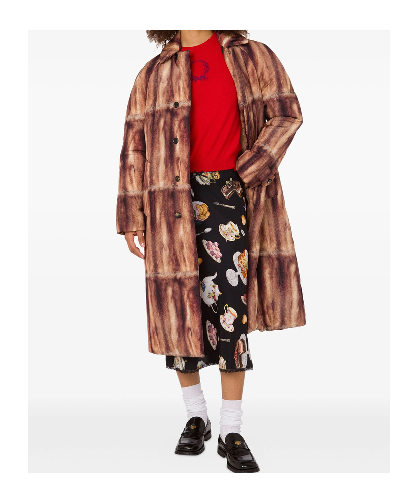 Moschino Abstract Printed Coat