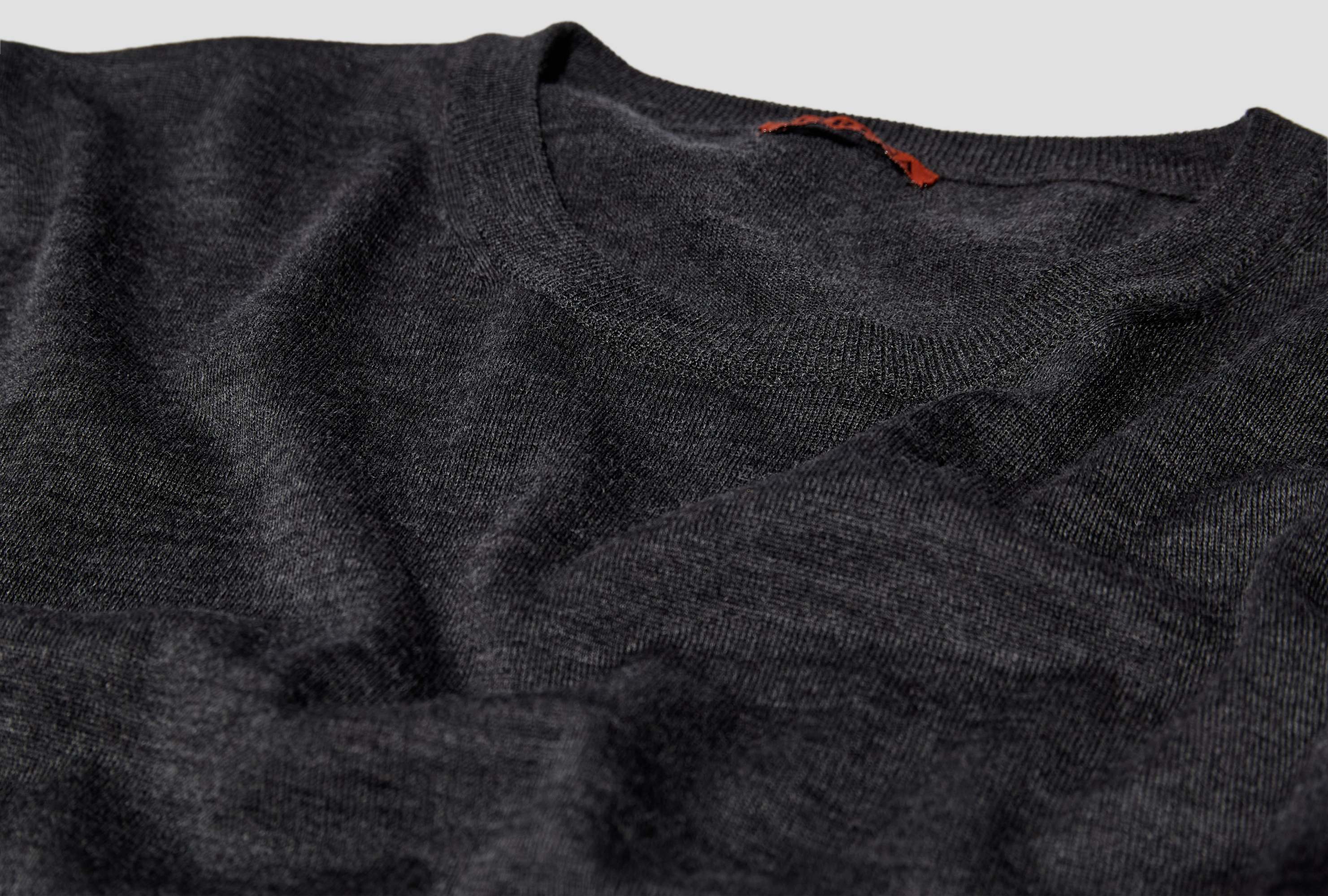Barena Venezia Round-neck Long-sleeve Knit Sweater In Black