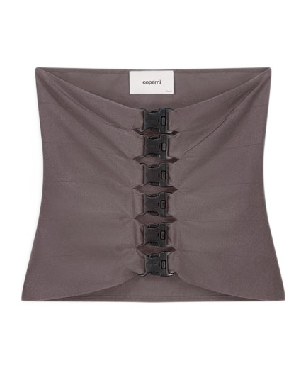 Coperni Multi Buckle Top In Purple