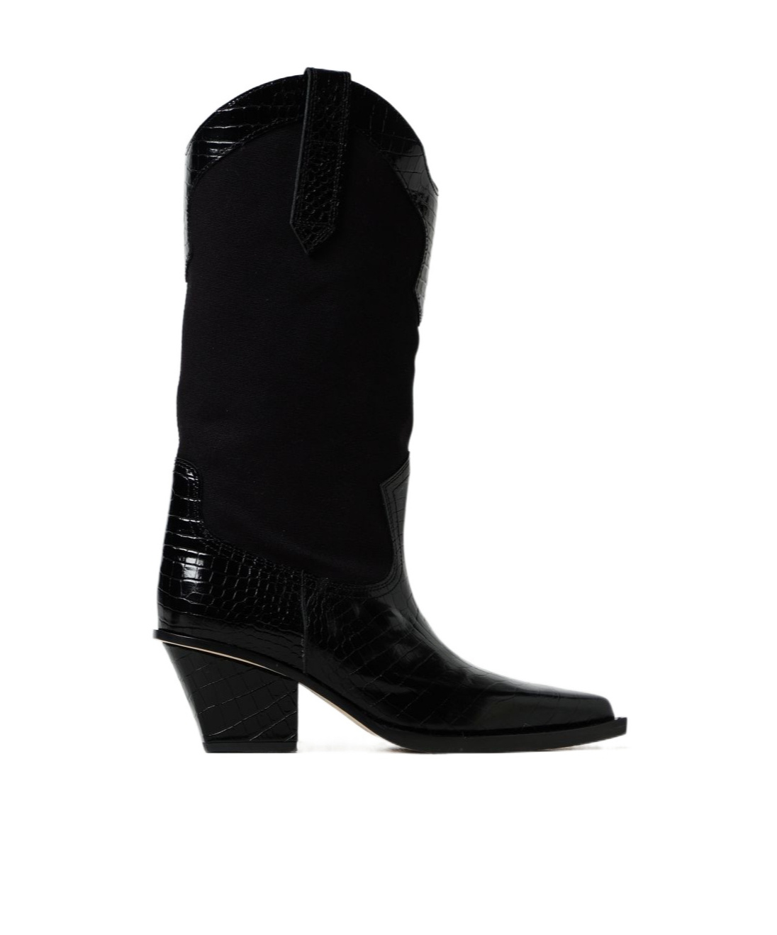 Paris Texas Rosario 60mm Panelled Boots In Black
