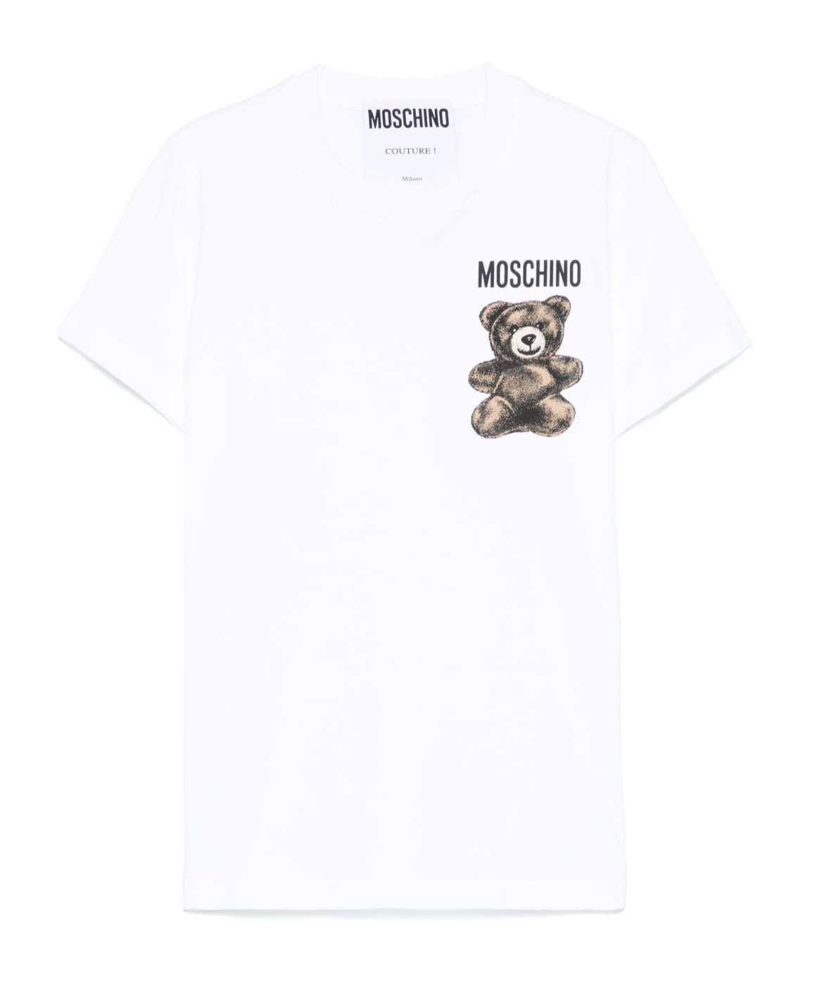 Moschino Leo Teddy-print T-shirt In White