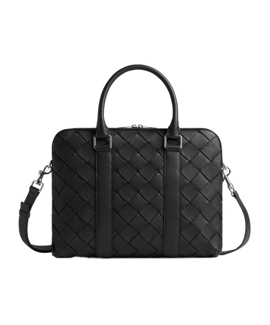 BOTTEGA VENETA SLIM INTRECCIATO BRIEFCASE