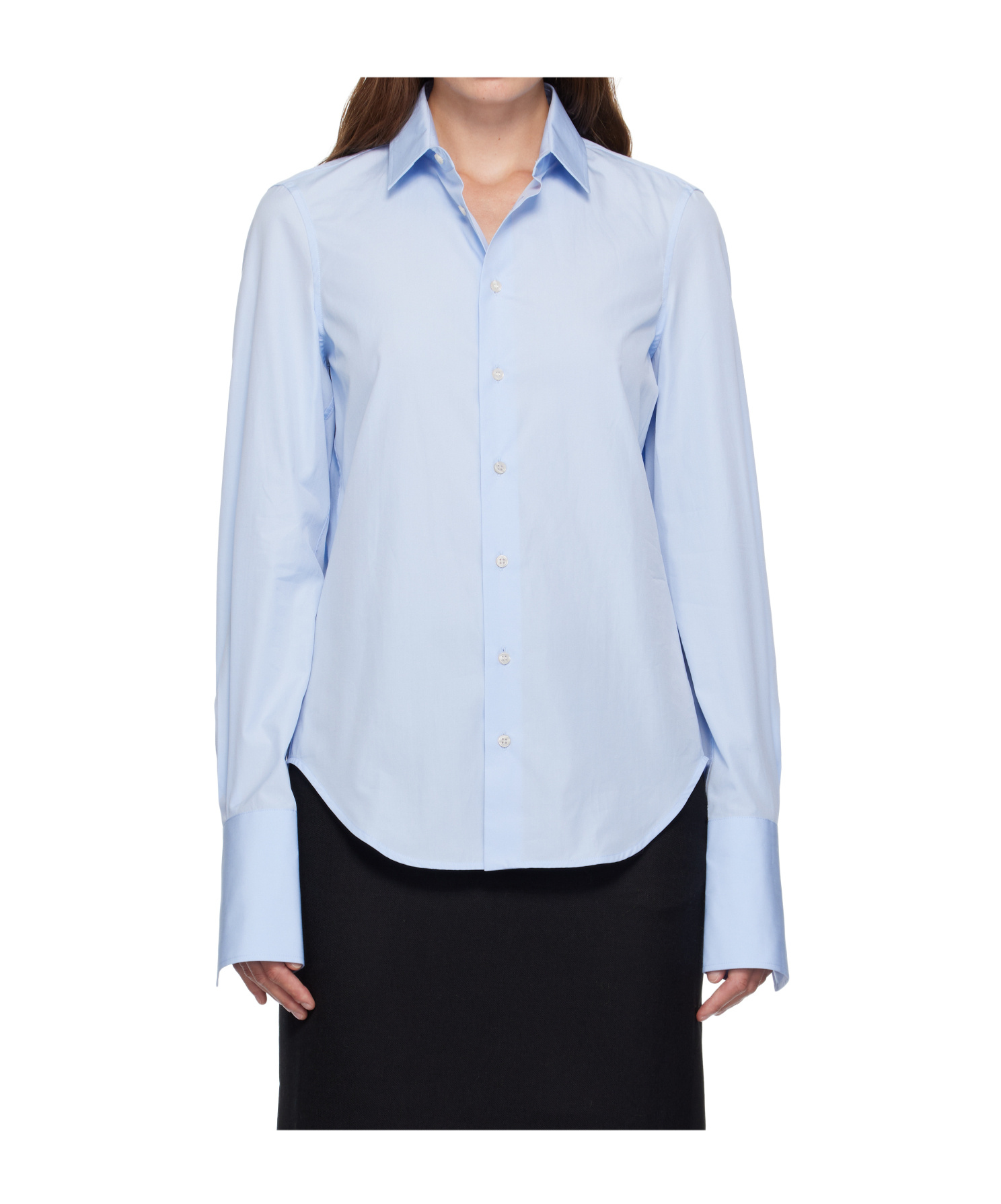 Wardrobe.nyc Long Sleeve Shirt In Blue