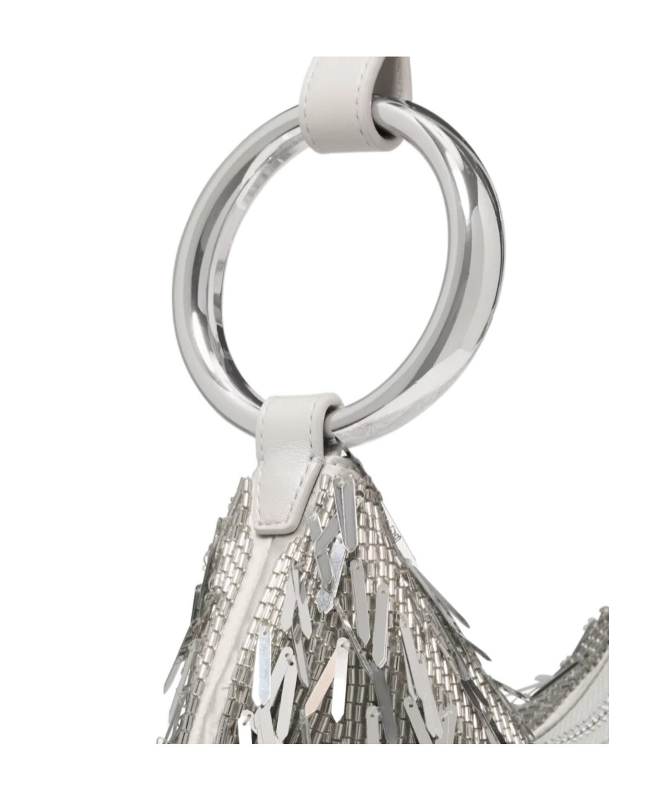 Kate Spade The Embellished Bangle Bag In Silver