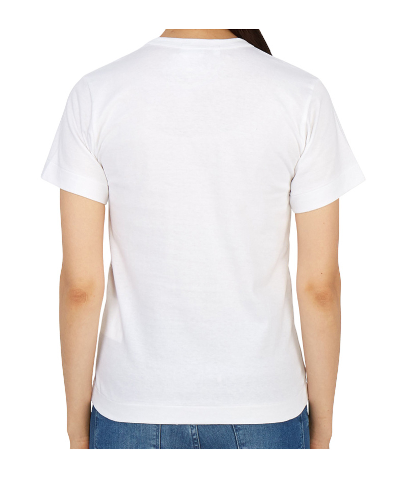 Comme Des Garçons Crew Neck T-shirt In White