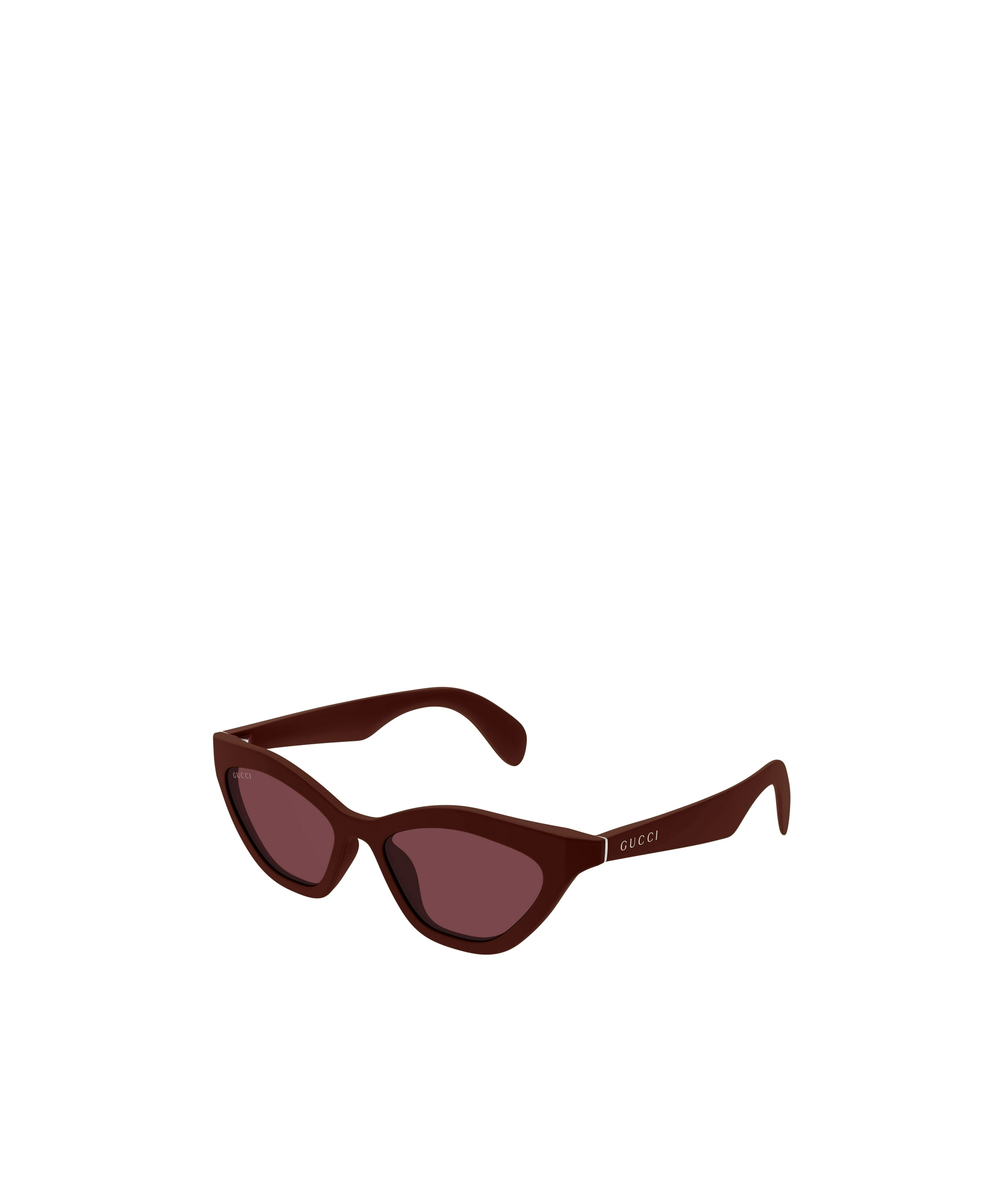 Gucci Eyewear Cat Eye Frame Sunglasses In Red