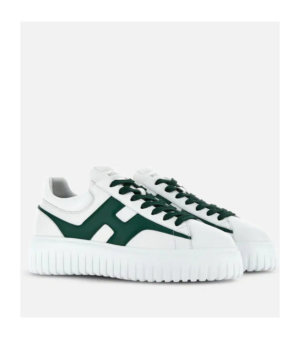 Hogan Nappa Leather Sneakers With Extralight Eva Sole In White