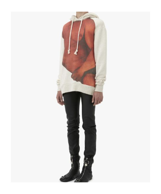Jw Anderson Photograph-print Cotton Hoodie In Multicolor