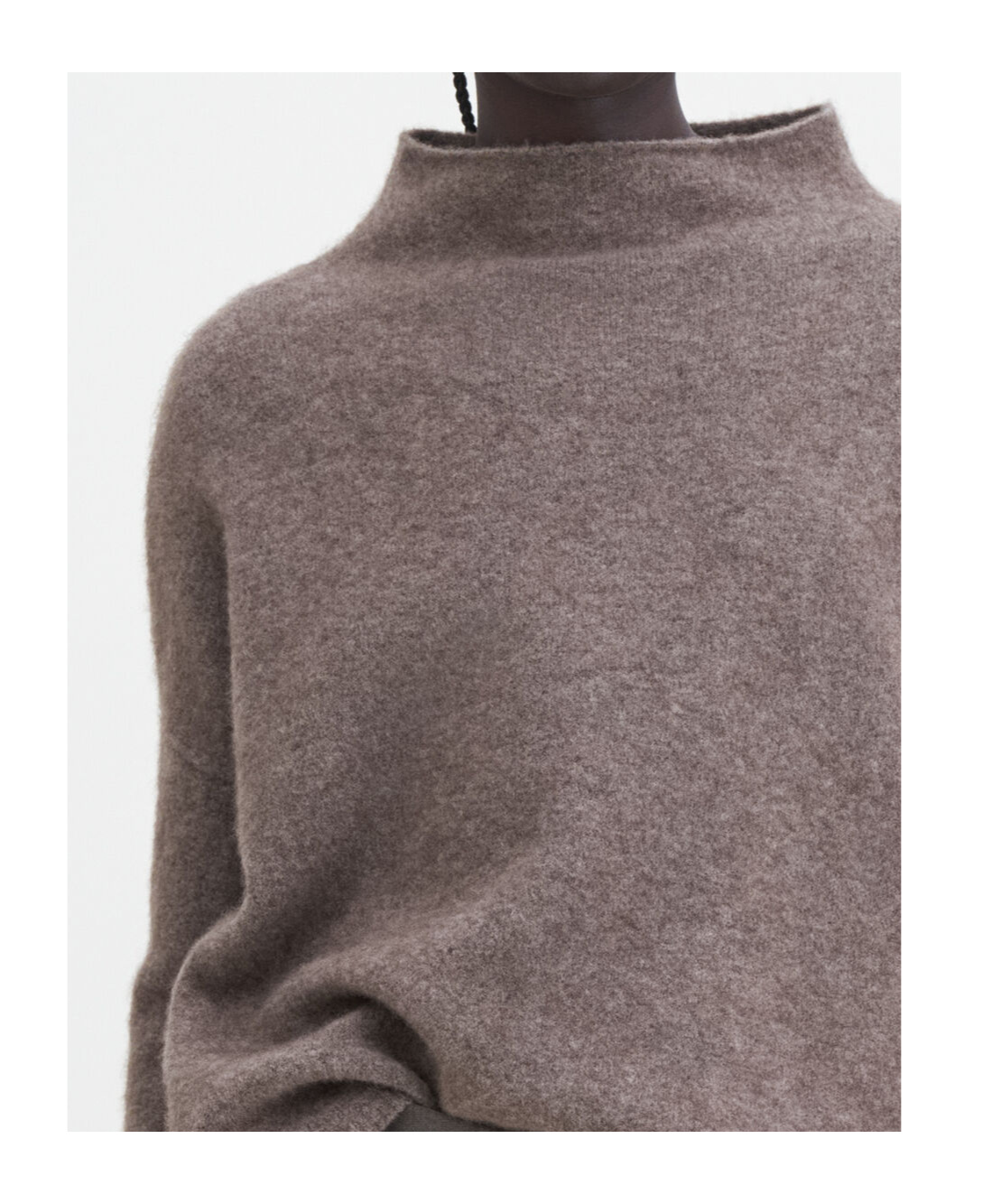 Filippa K Mika Yak Funnel Neck Sweater In Gray