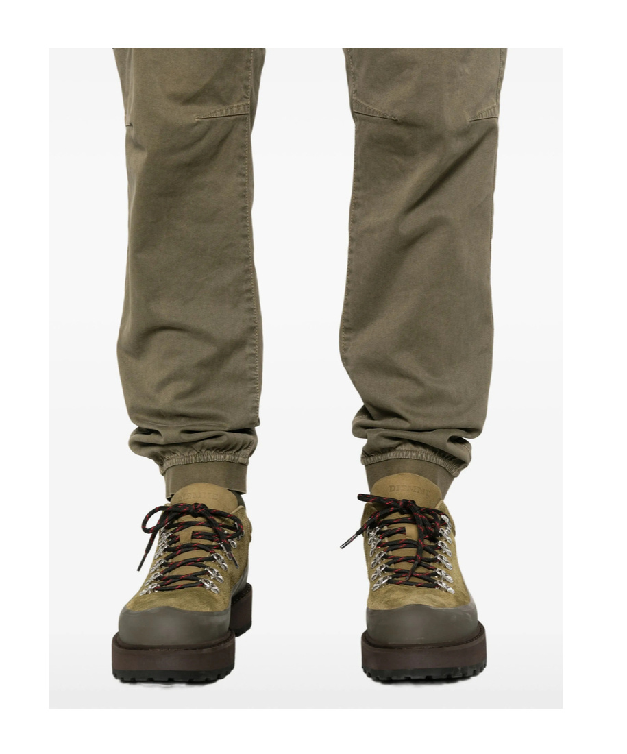 Stone Island Cargo Pocket Elasticated Trousers In Green
