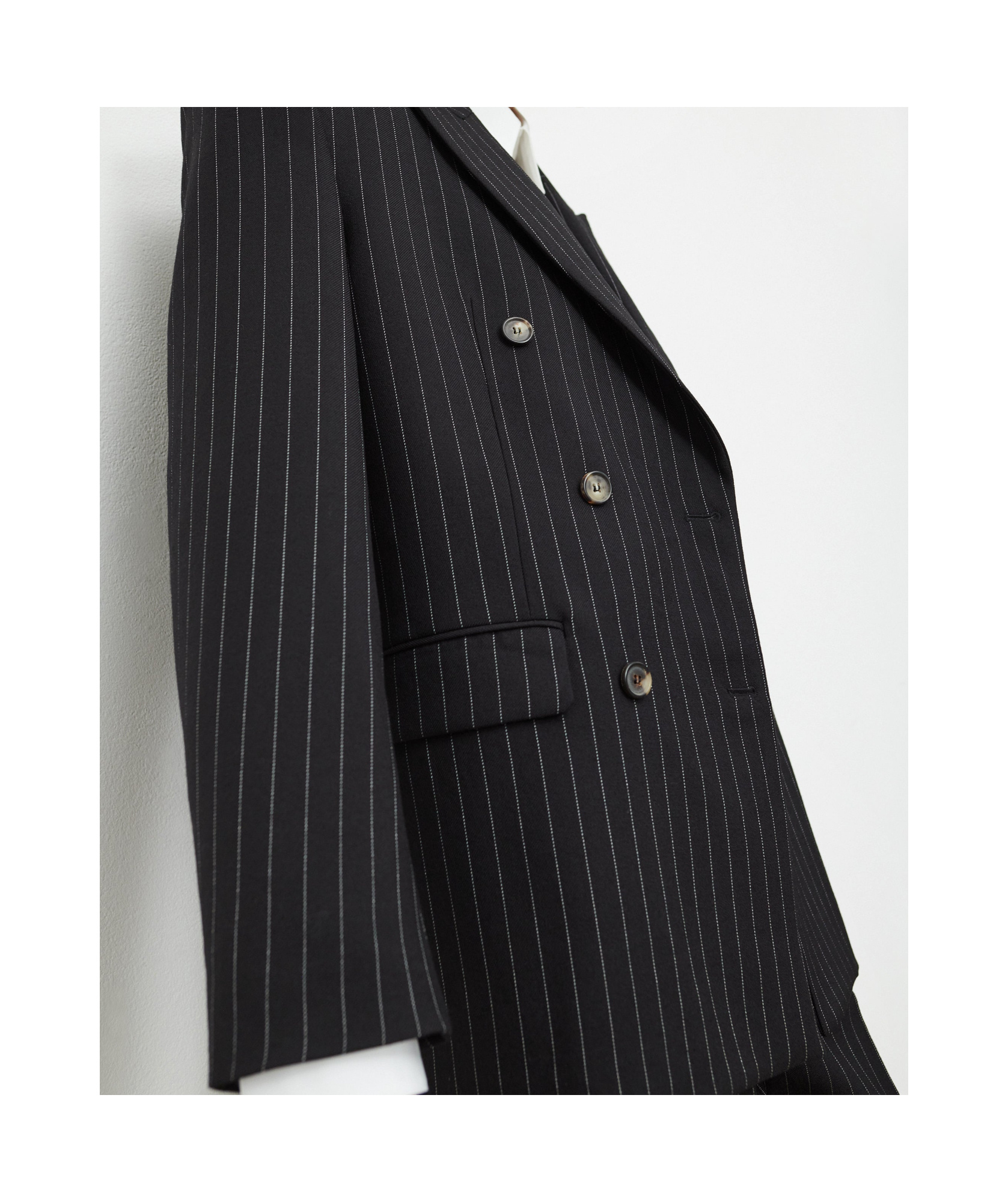 Wardrobe.nyc Double Breasted Blazer In Black
