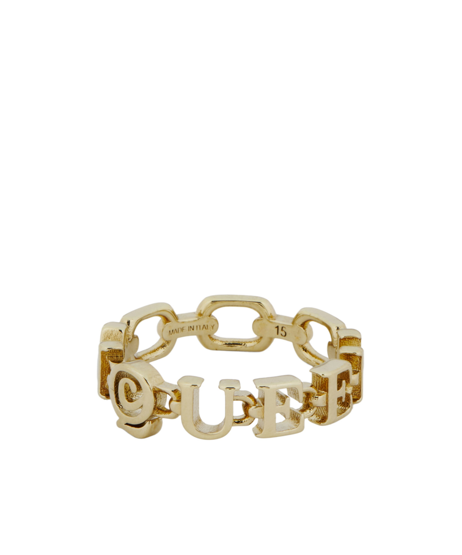Alexander Mcqueen Mcqueen Ring For Women In Pale Gold In Gold