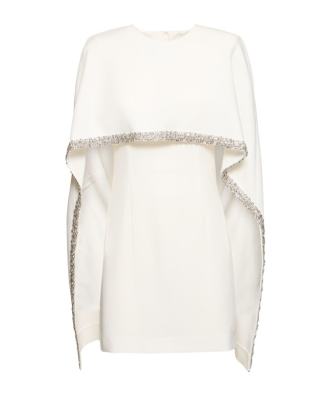 Roland Mouret Cape Mini Dress