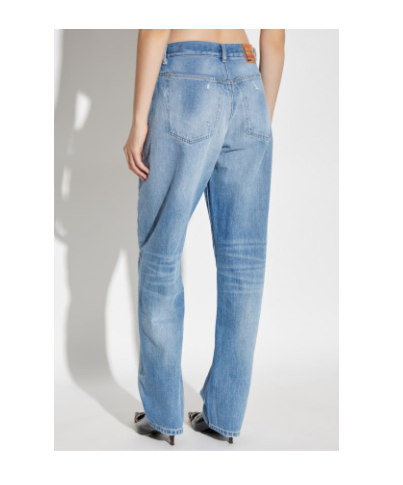 Diesel Belt Loop Jeans In Blue