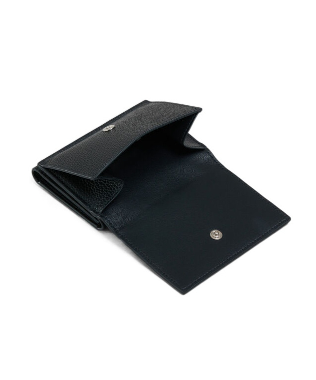 Marni Textured Wallet With Logo Detail In Black