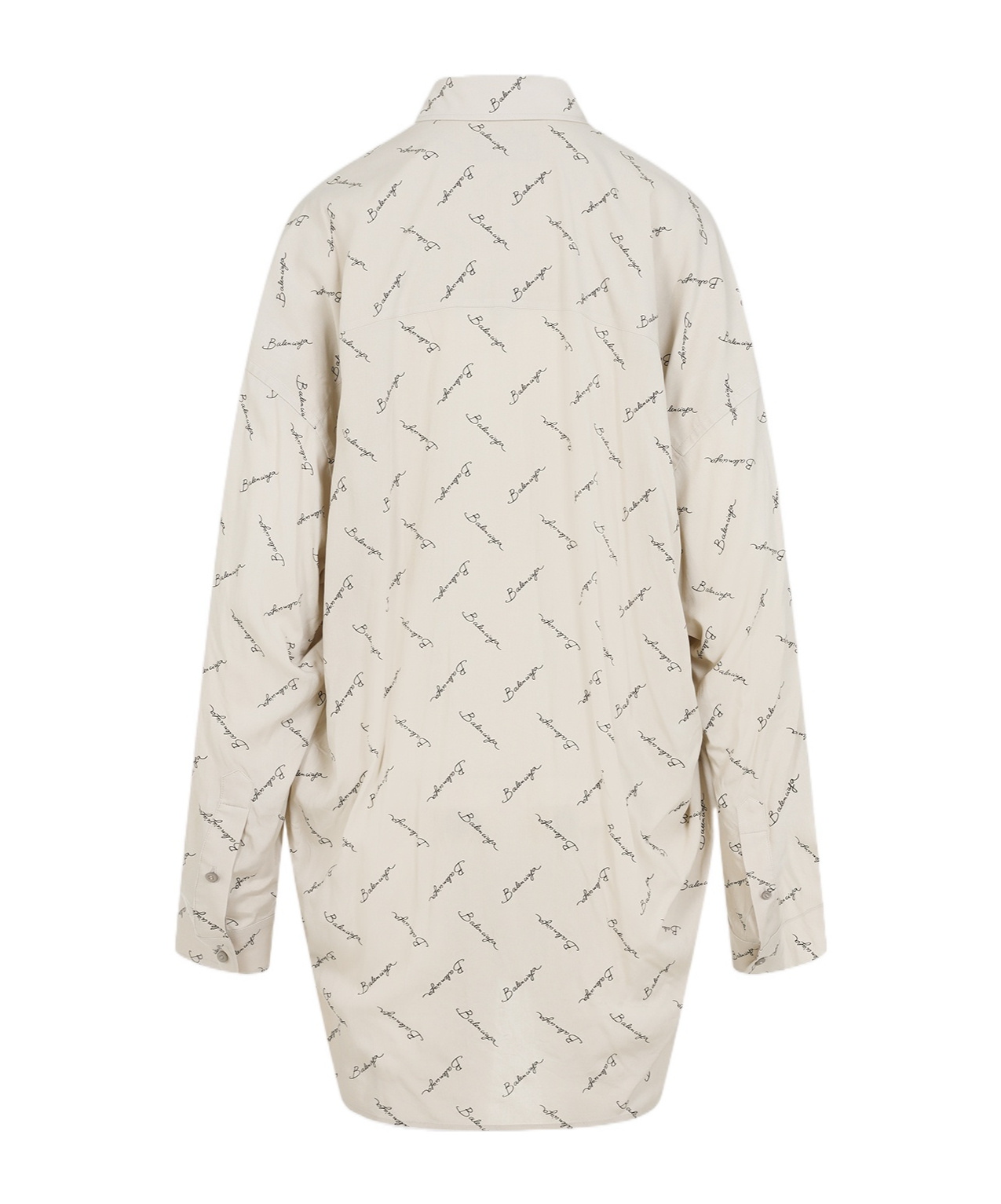 Balenciaga Beige Viscose Shirt In White