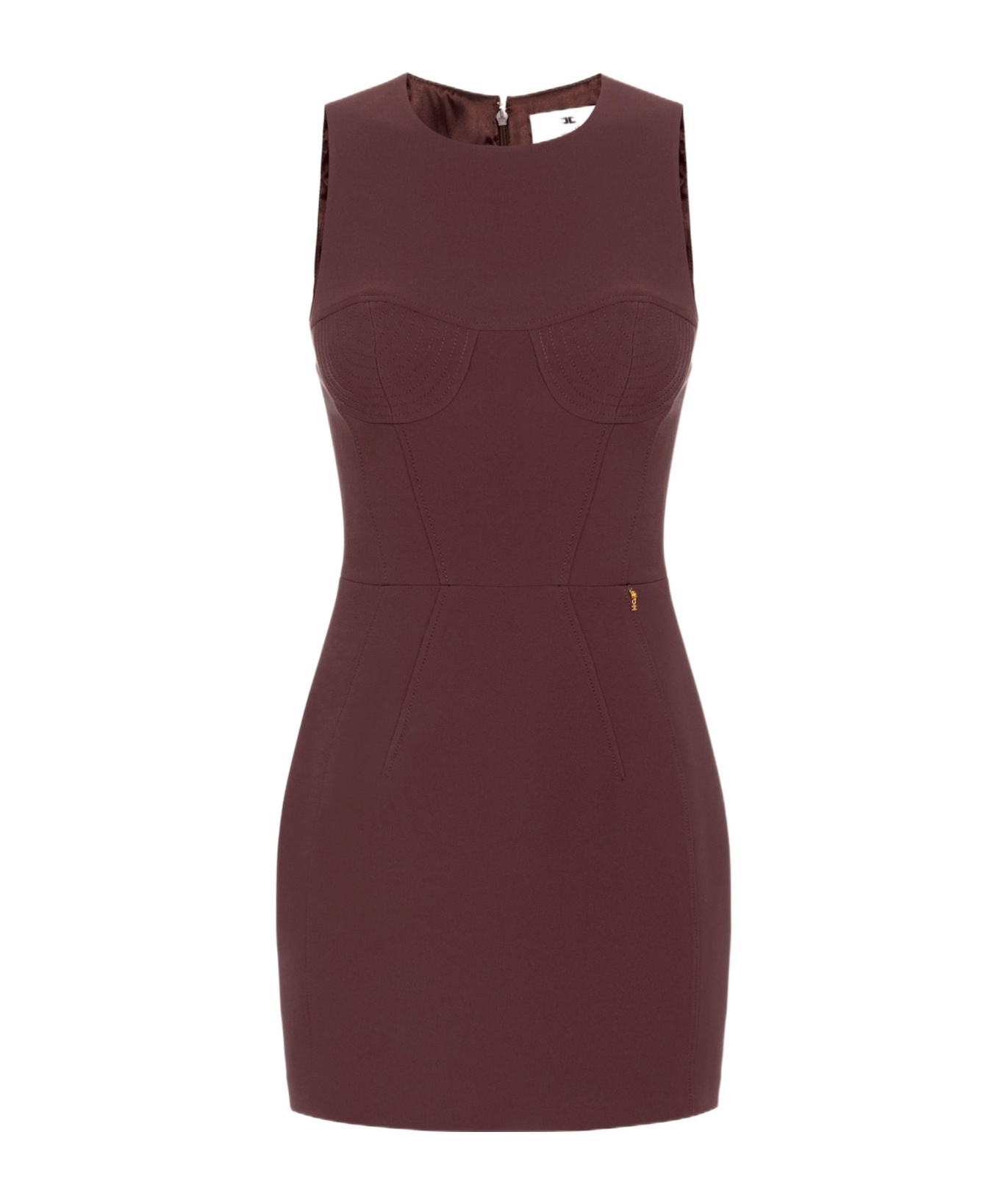 Elisabetta Franchi Sleeveless Dress In Red
