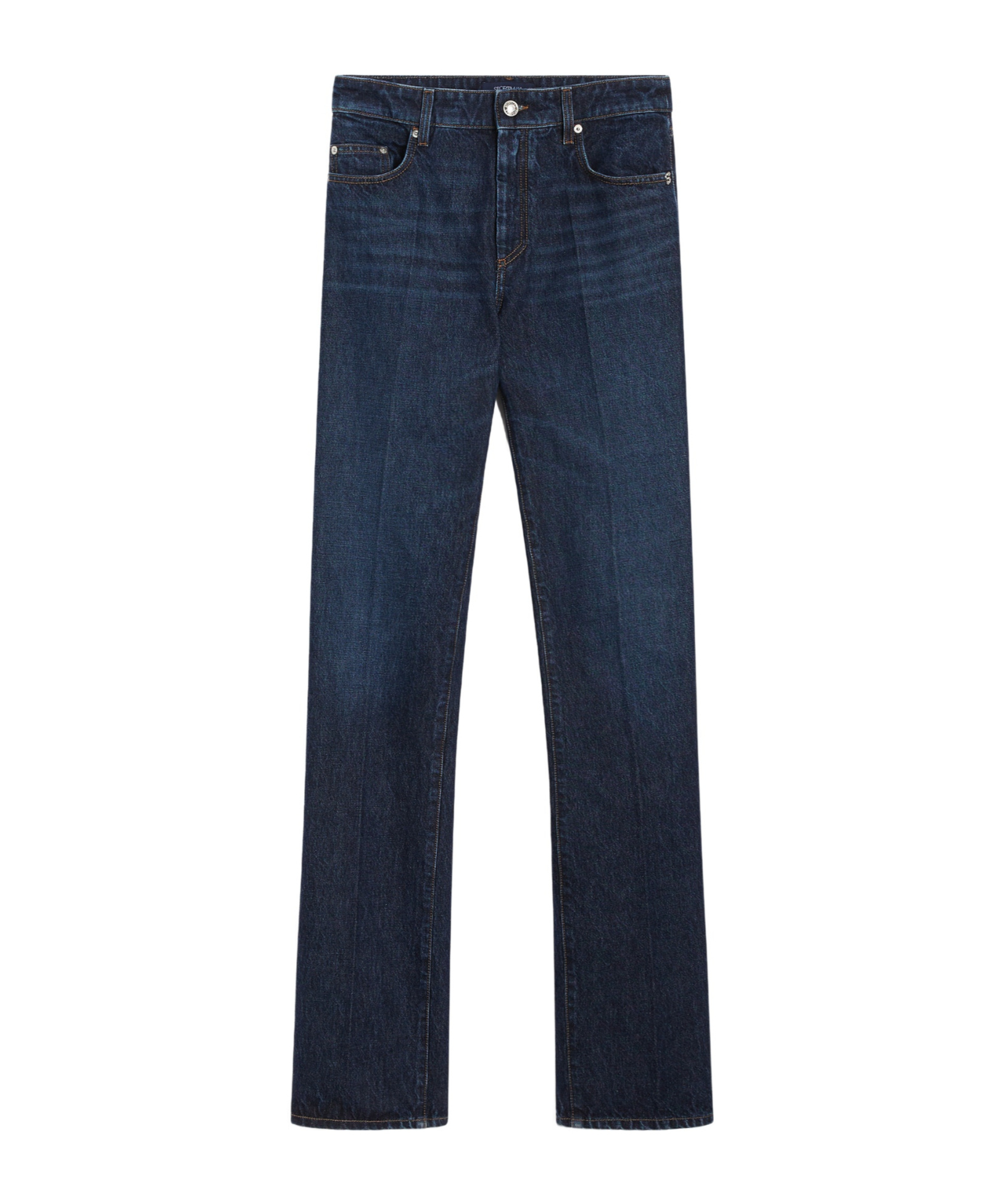 Sportmax Low-waisted Flared Jeans In Blue