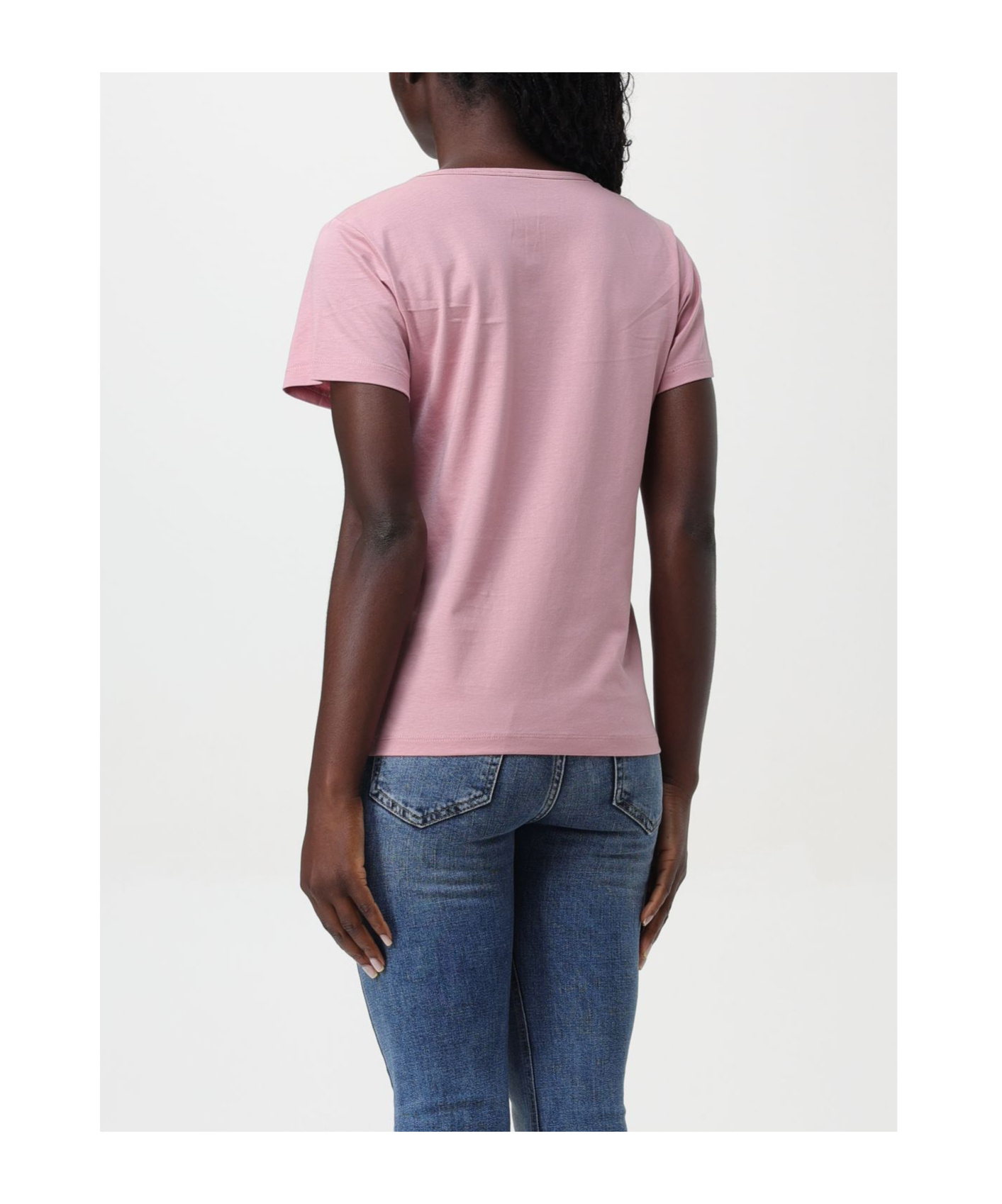 Pinko Love Birds T-shirt In Pink