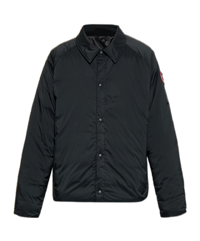 Canada Goose Long-sleeved Down Jacket In Black