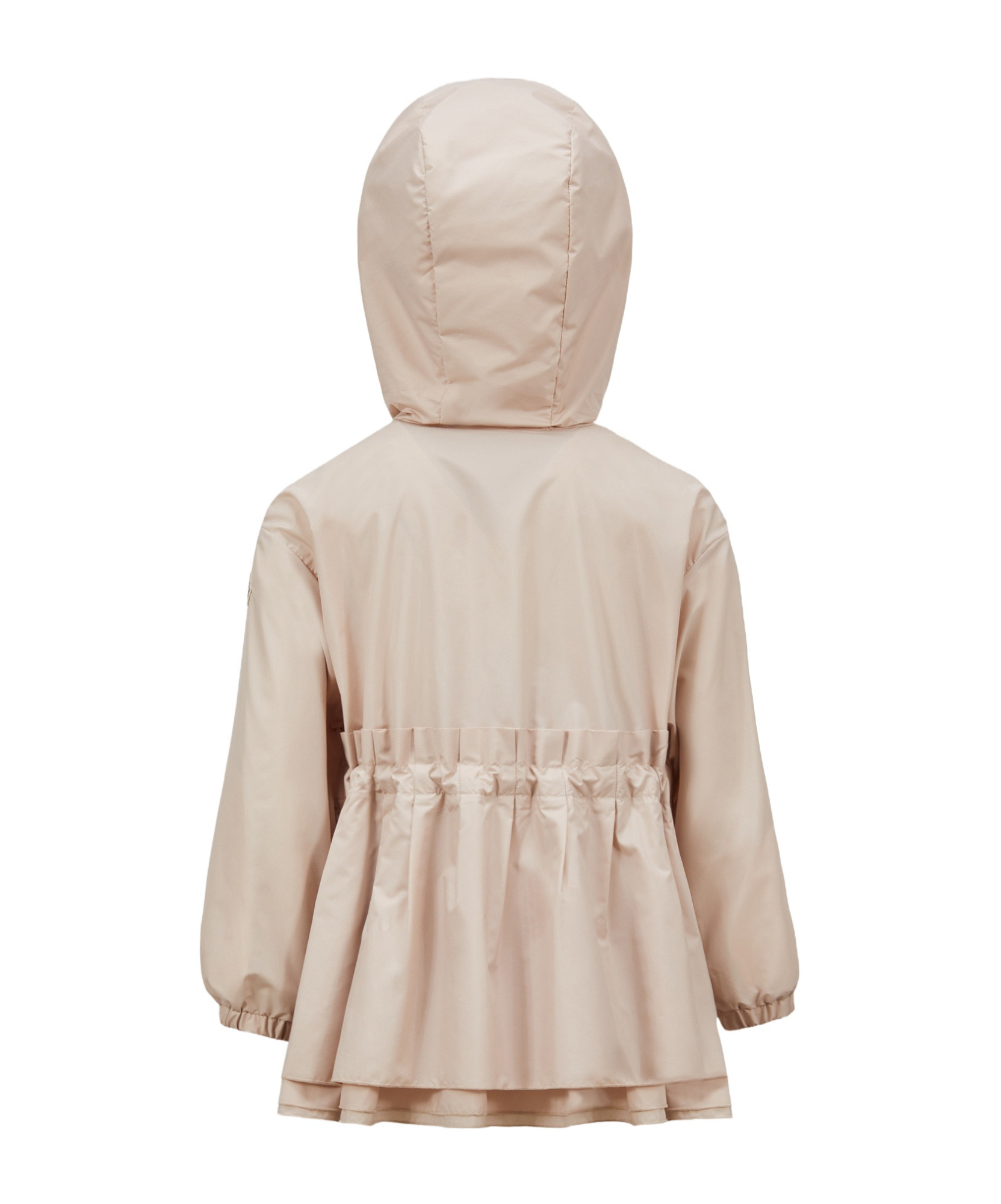 Moncler Wete Hooded Parker Jacket In Nude