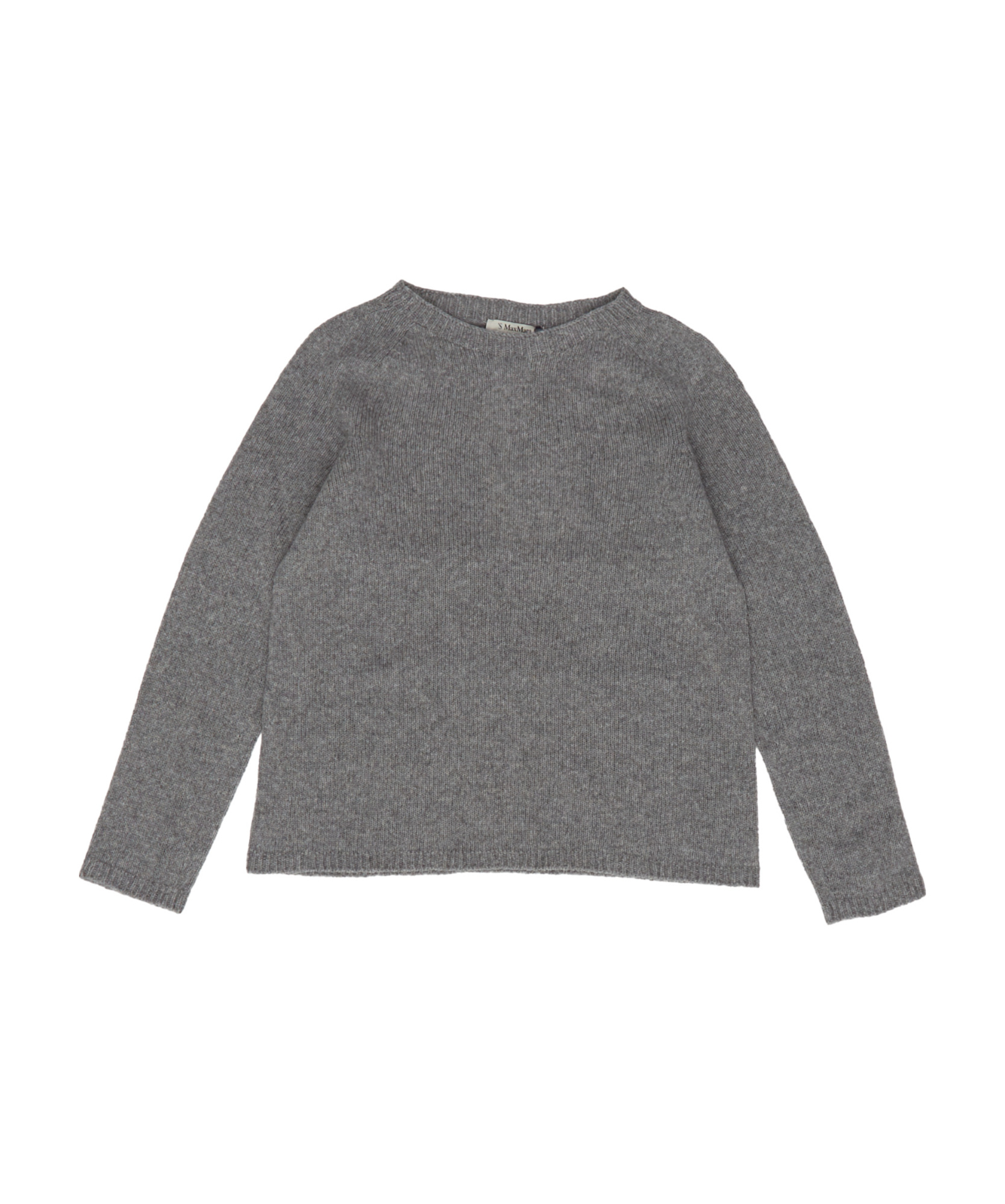 Max Mara Long-sleeved Sweater In Gray