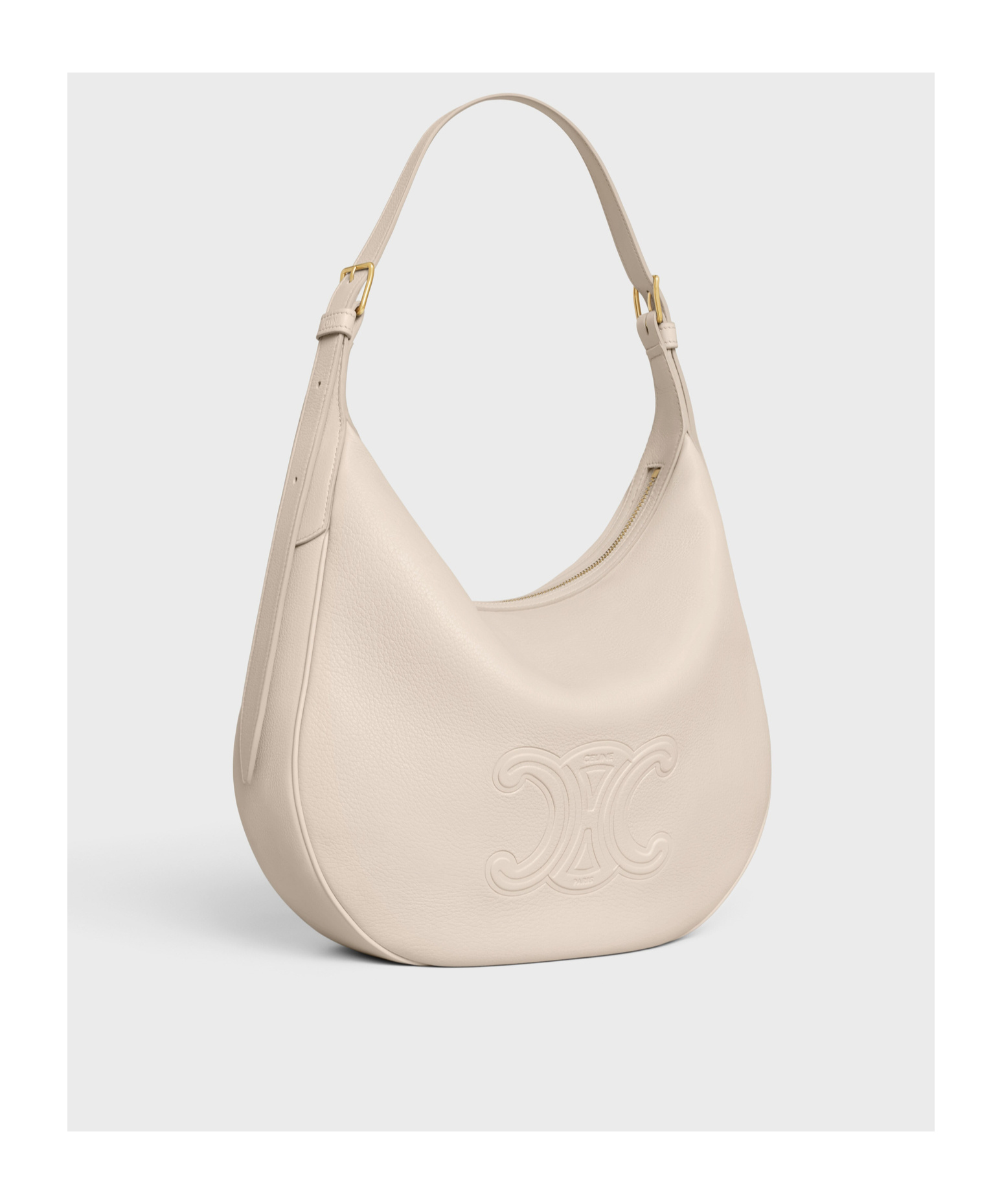 Celine Medium Helose Handbag In Nude