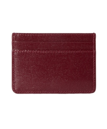 Gucci Logo Card Holder In Brown