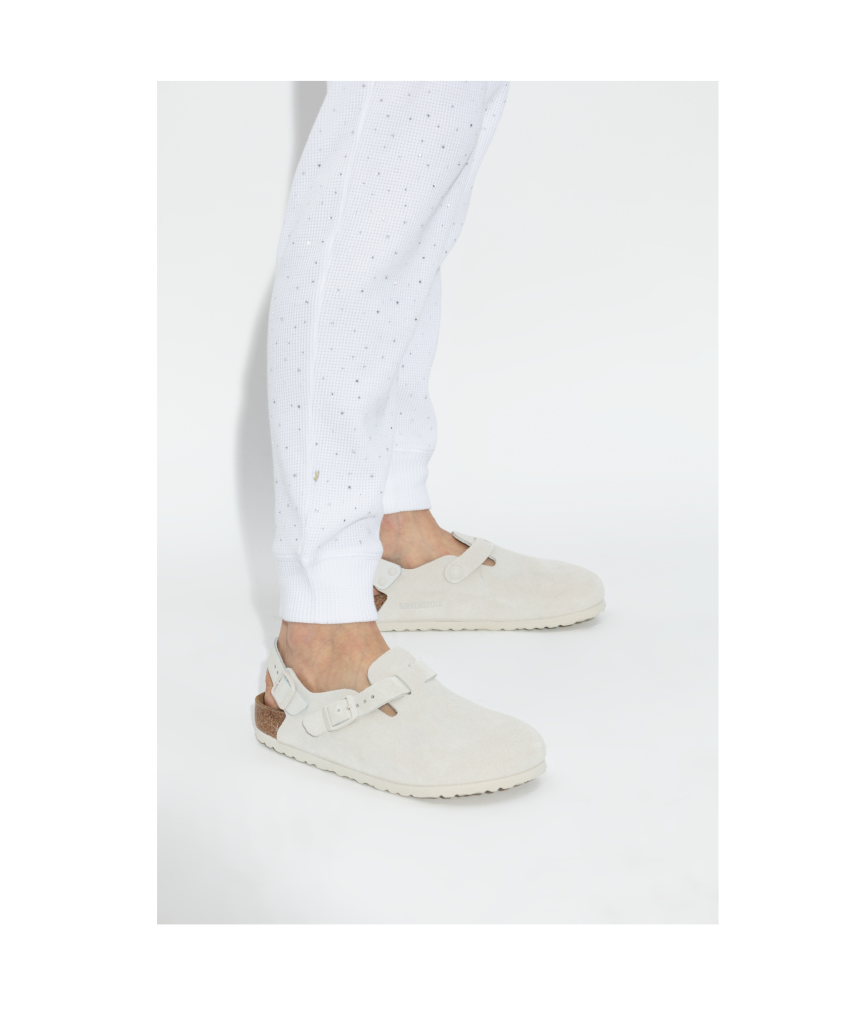 Birkenstock Round Head Slippers In Gray