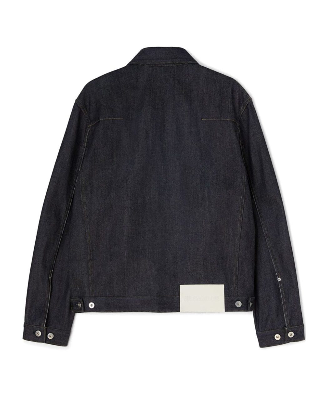 Jil Sander Denim Jacket In Black