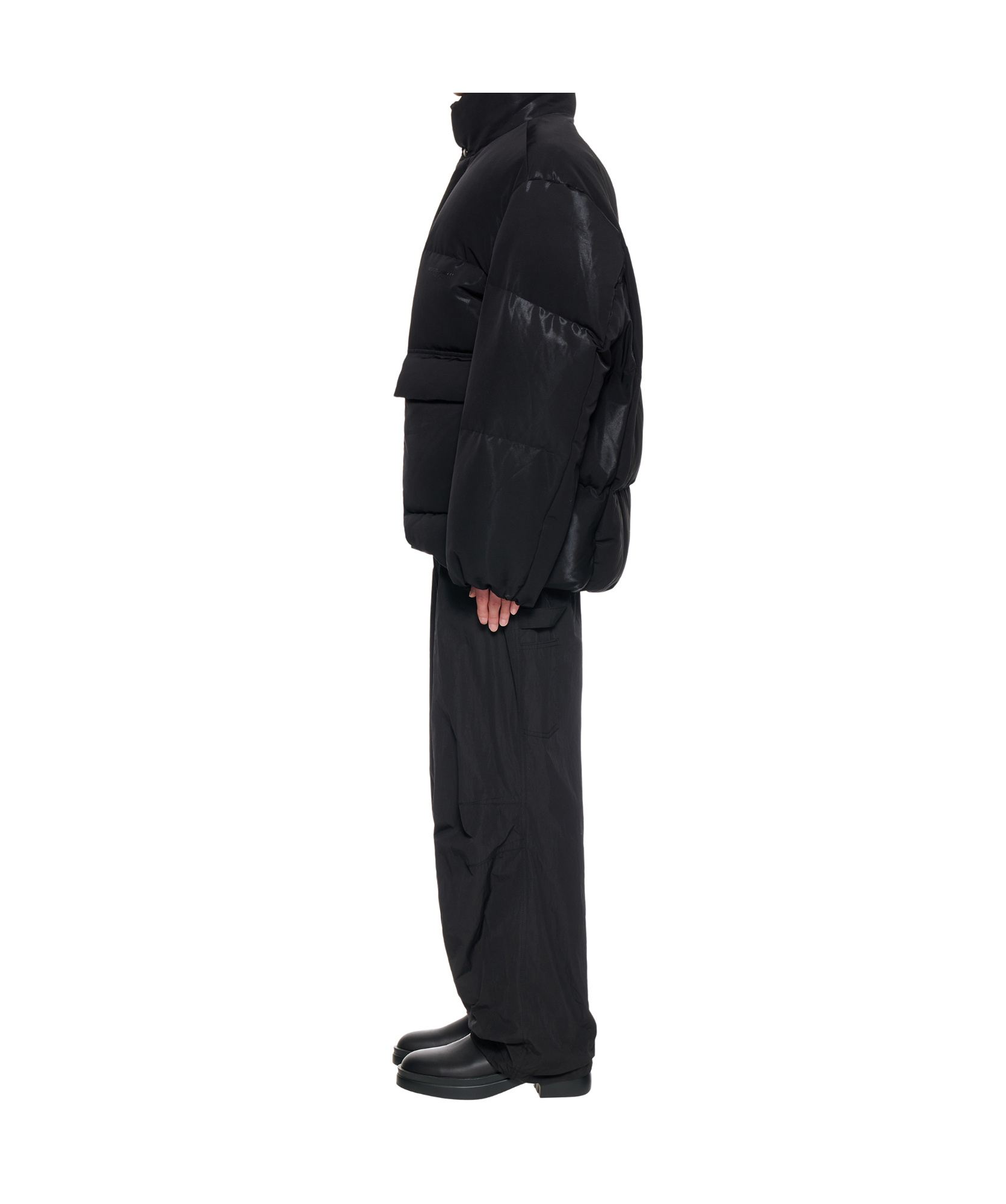 Wooyoungmi Black Quilted Down Jacket In Black