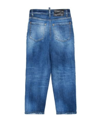 Dsquared2 Mid-rise Straight-leg Jeans In Blue