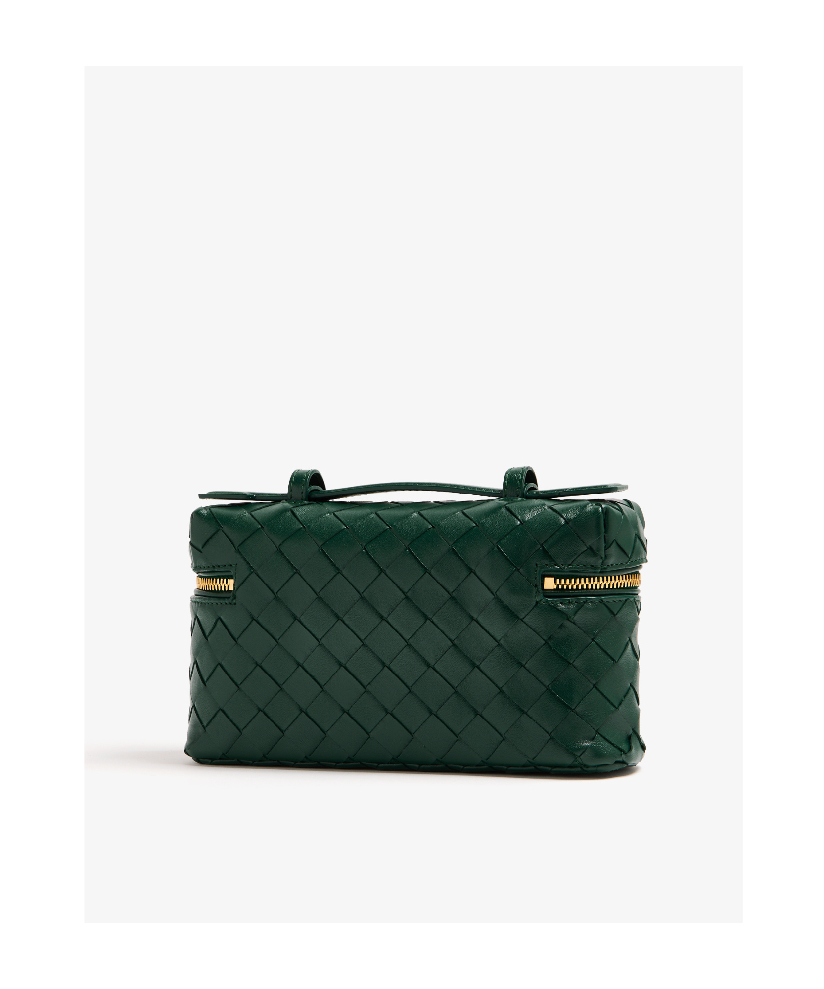 Bottega Veneta Bang Bang Vanity Mini Makeup Bag In Green