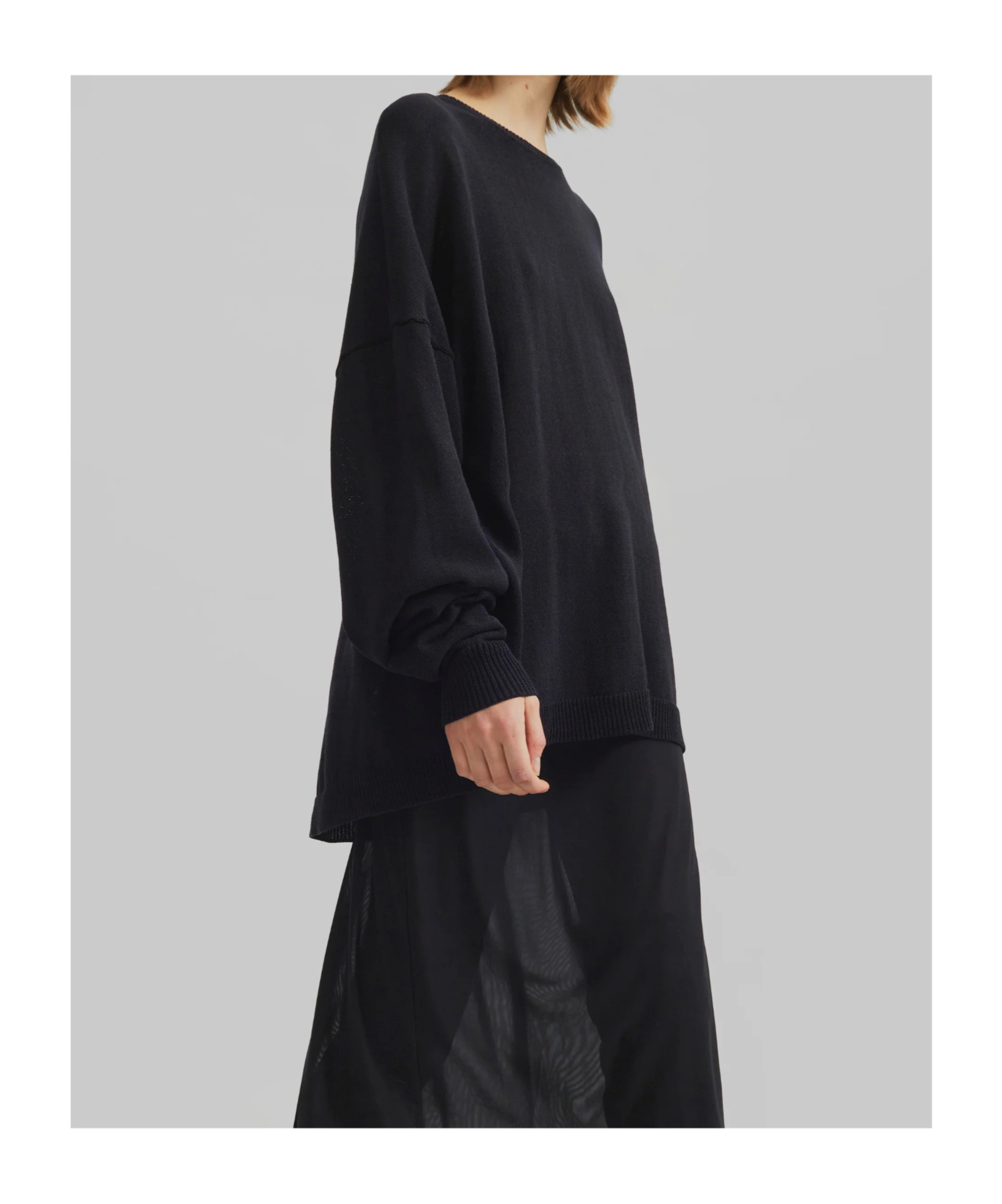 Shop The Frankie Shop Basel Crew Neck Sweater - Black