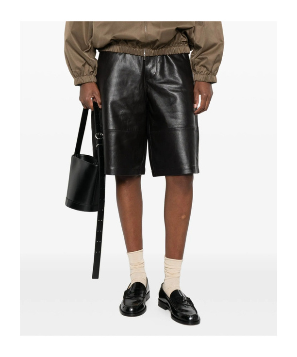 The Frankie Shop Belt Loop Shorts In Black