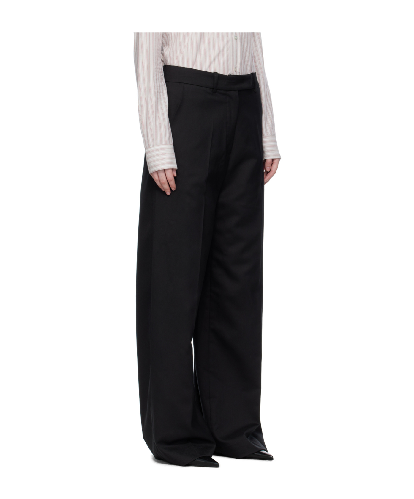 The Frankie Shop Brickell Trousers In Black