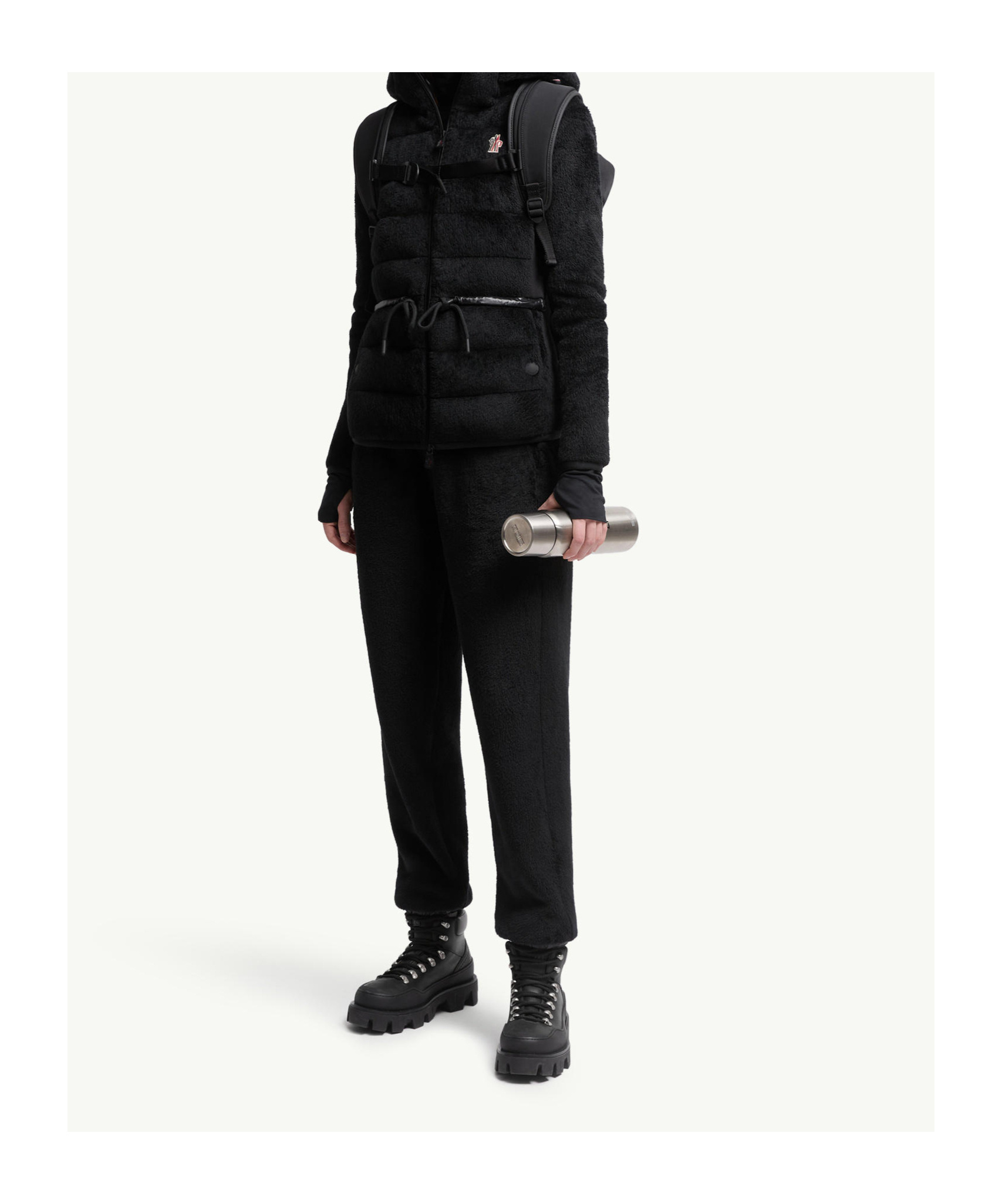 Moncler Polartec Track Pants In Black