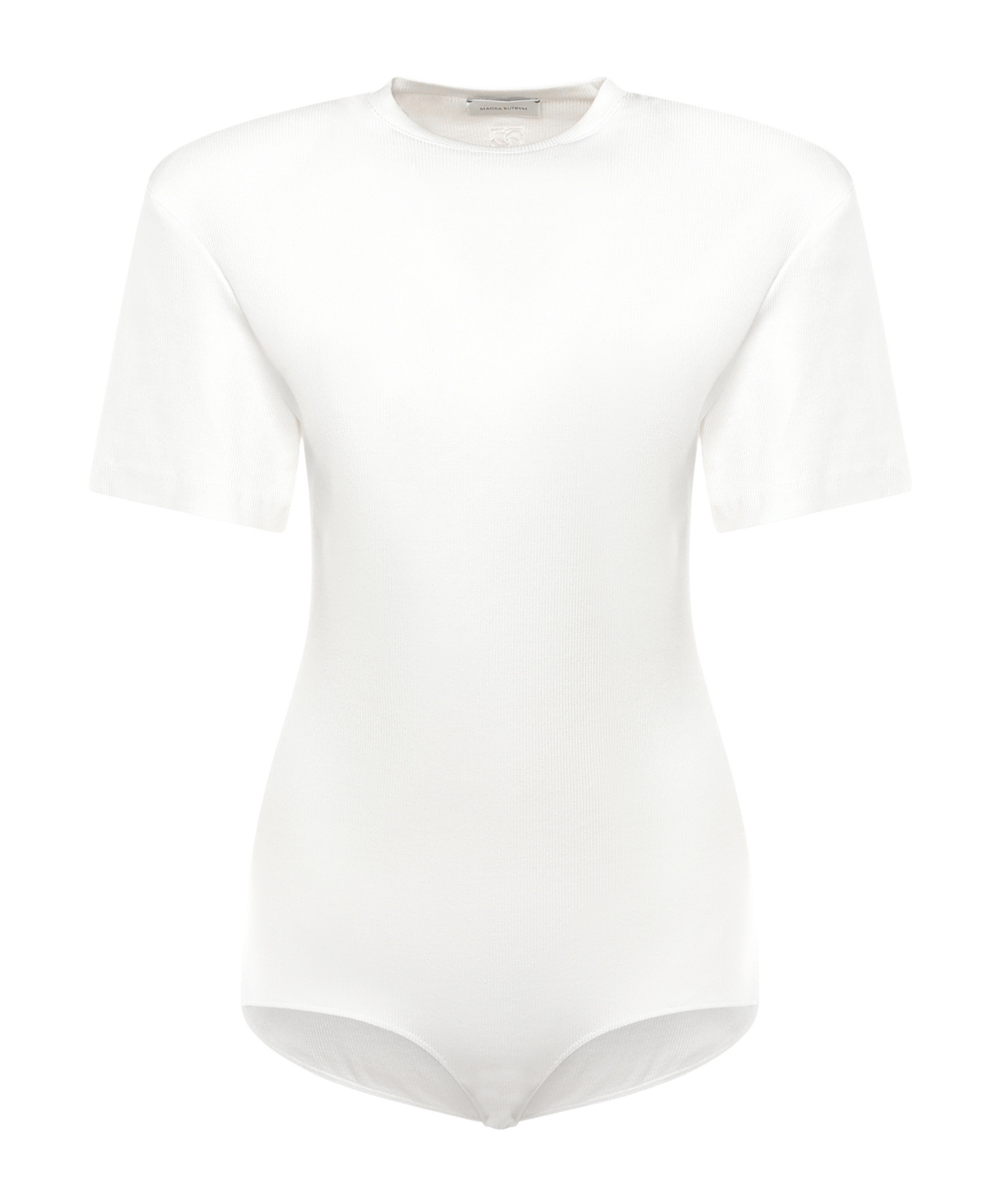 Magda Butrym Short-sleeved Jumpsuit In White
