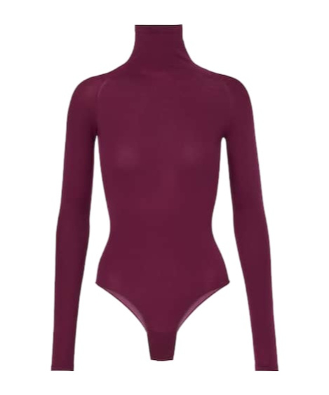 Alaïa Second Skin Bodysuit In Purple