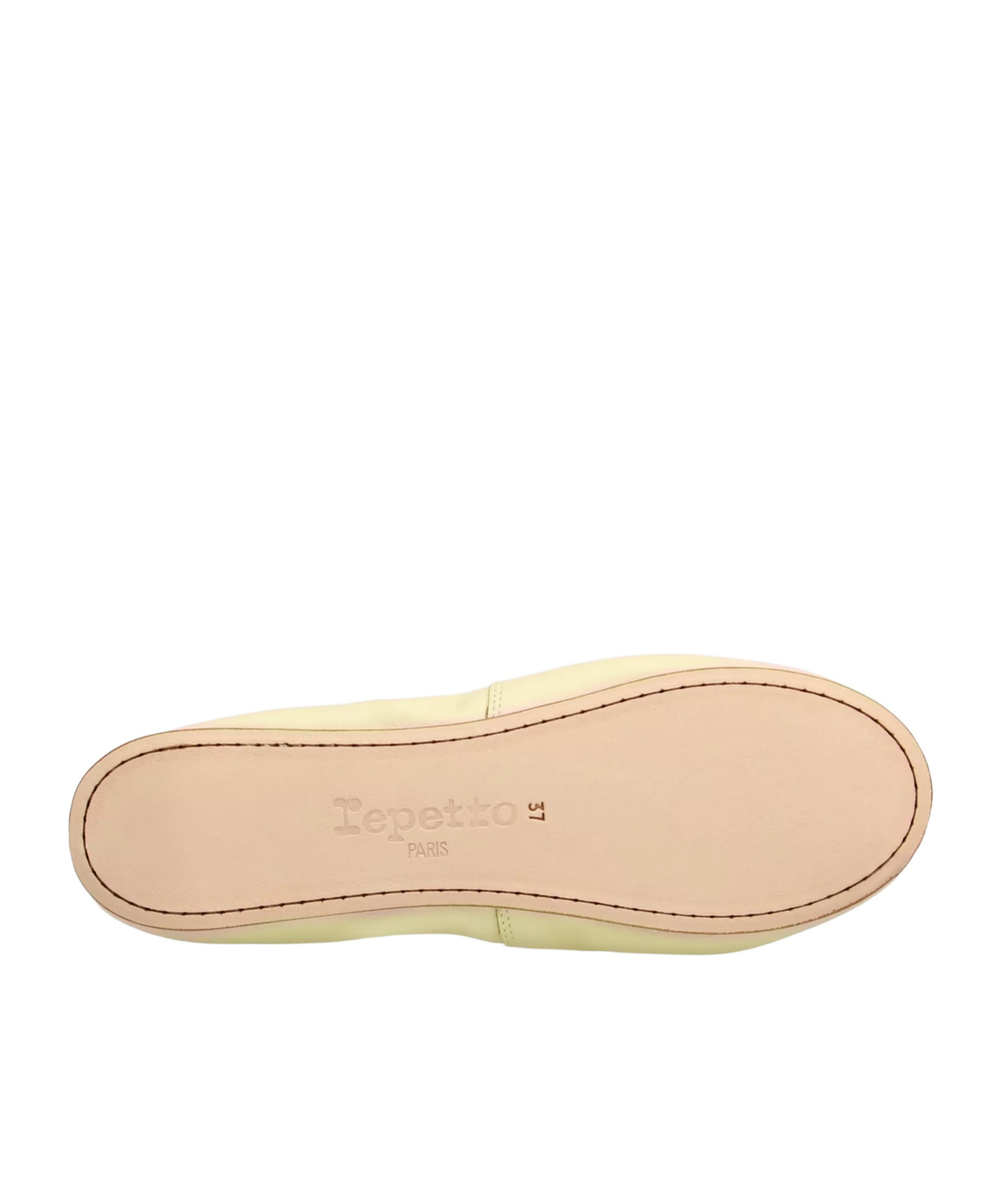 Repetto 10mm Sophia Leather Ballerina Flats In Nude