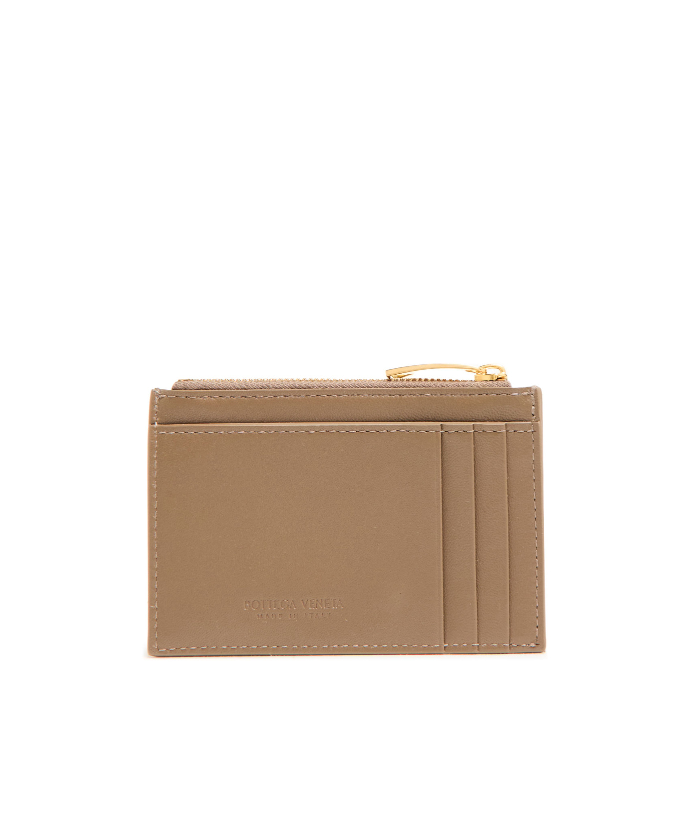 BOTTEGA VENETA INTRECCIATO ZIPPED CARDHOLDER