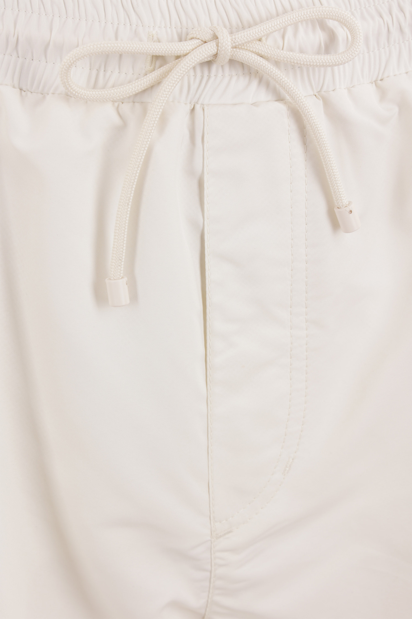 Brunello Cucinelli Logo-embroidered Drawtsring Swim Shorts In White